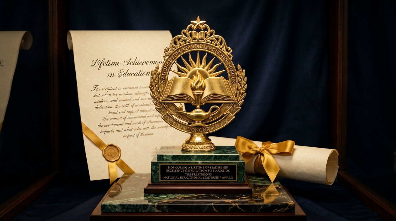 National Educational Leadership Accolades & Lifetime Honours