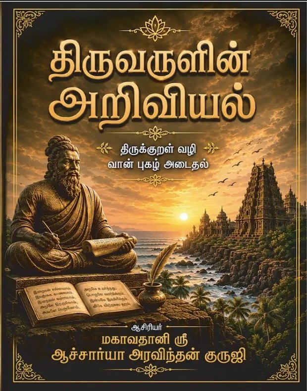முழு அட்டையைப் பெரிதாக்க கிளிக் செய்க திருவருளின் அறிவியல் : திருக்குறள் வழி வான் புகழ் அடைதல்